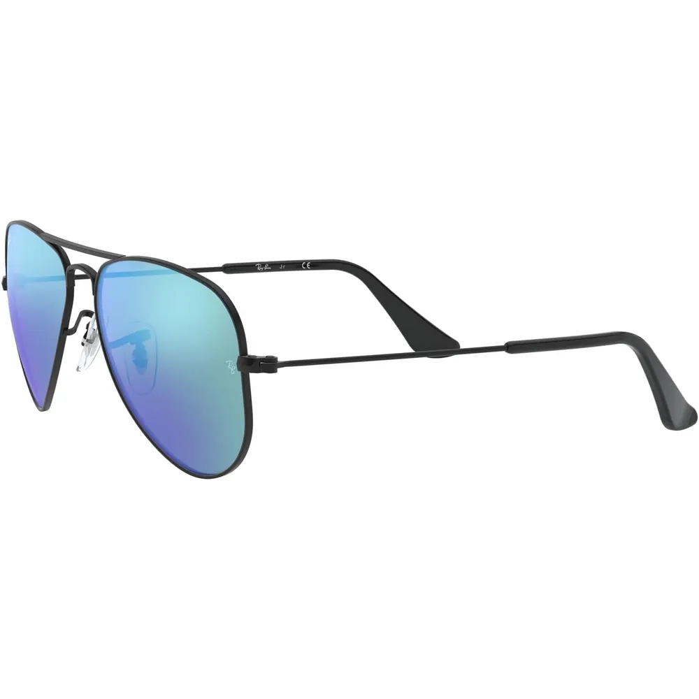Ray-Ban Junior RJ9506S Gafas de sol para niños | Black / Blue Flash