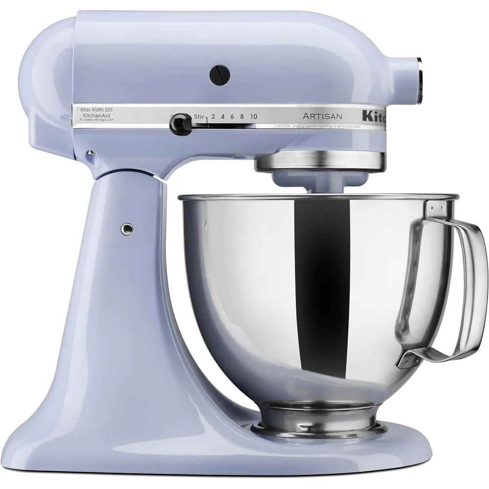 KITCHENAID ARTISAN, BATIDORA DE PIE 5 QT / 4.7 L CON PROTECTOR | CREMA LAVANDA