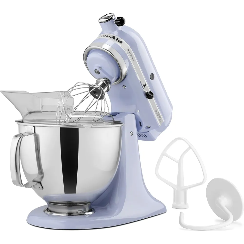 KITCHENAID ARTISAN, BATIDORA DE PIE 5 QT / 4.7 L CON PROTECTOR | CREMA LAVANDA
