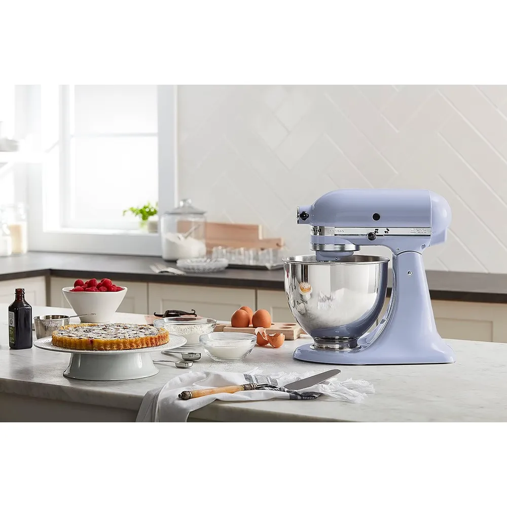 KITCHENAID ARTISAN, BATIDORA DE PIE 5 QT / 4.7 L CON PROTECTOR | CREMA LAVANDA