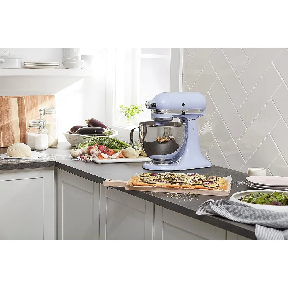 KITCHENAID ARTISAN, BATIDORA DE PIE 5 QT / 4.7 L CON PROTECTOR | CREMA LAVANDA