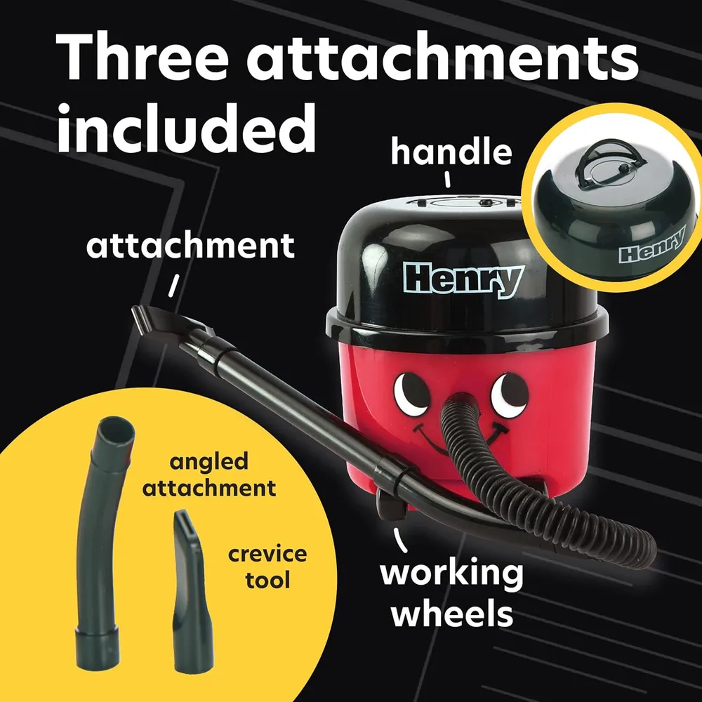 Paladone Henry Hoover, mini aspiradora escritorio inalámbrica