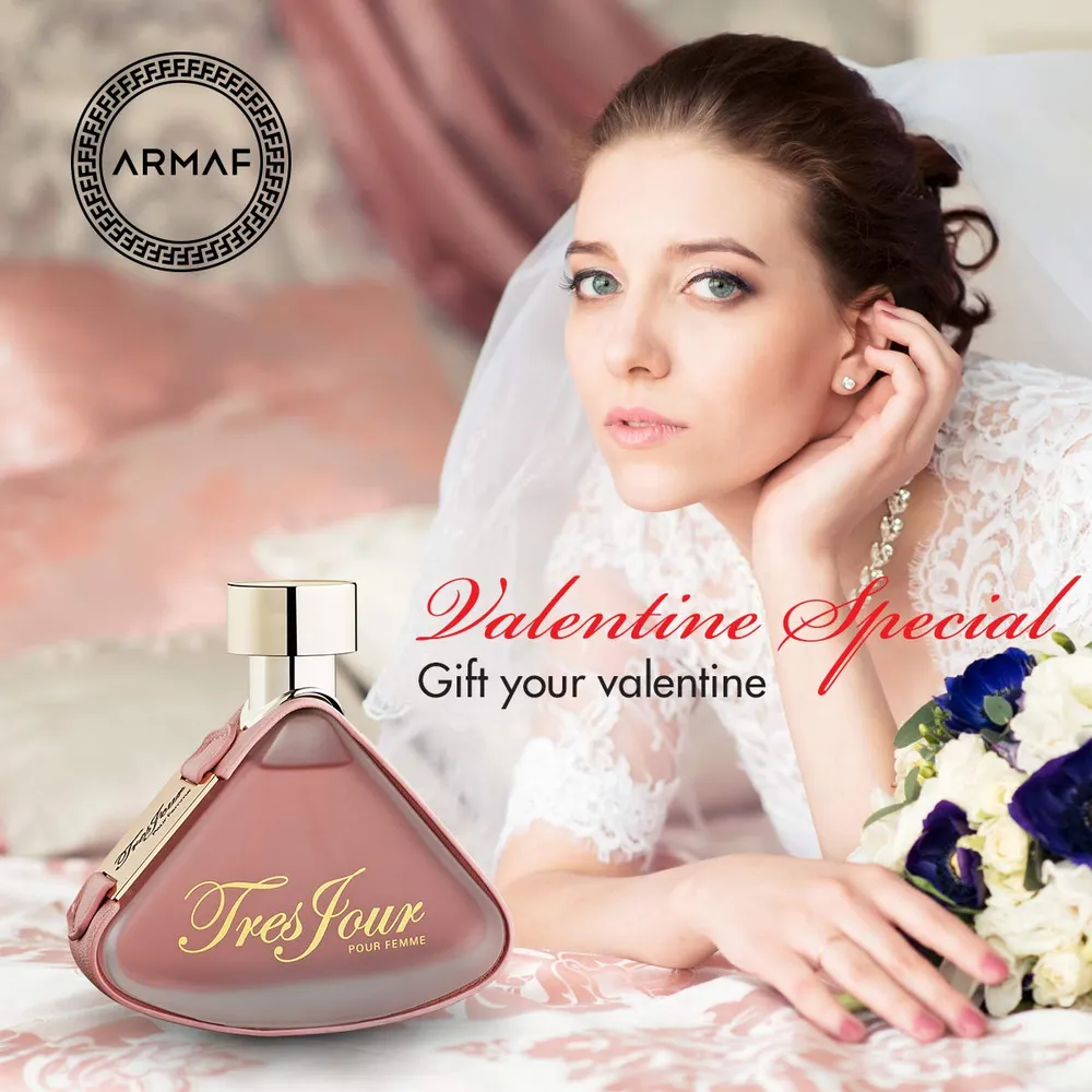PERFUME ARMAF TRES JOUR EDP MUJER 3.4 OZ / 100 ML