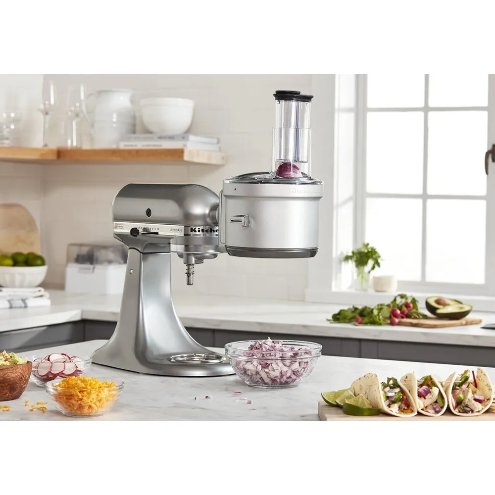 KITCHENAID, PROCESADOR DE ALIMENTOS CON DISCO CORTADOR COMERCIAL PARA BATIDORA