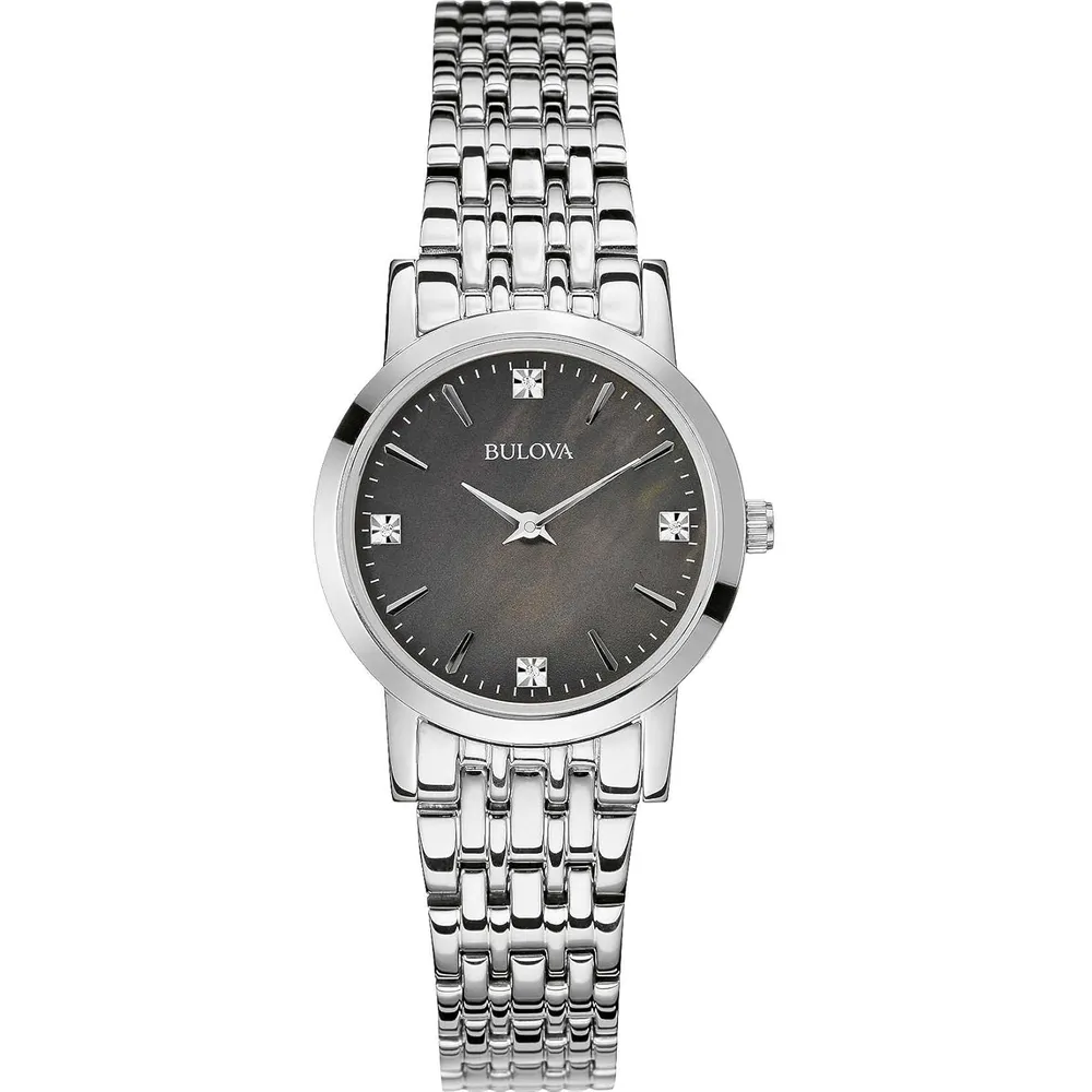 b00lmjc64q_0_webp.webp Bulova reloj clásico de cuarzo mujer dos agujas esfera de nácar con diamantes | Plata
