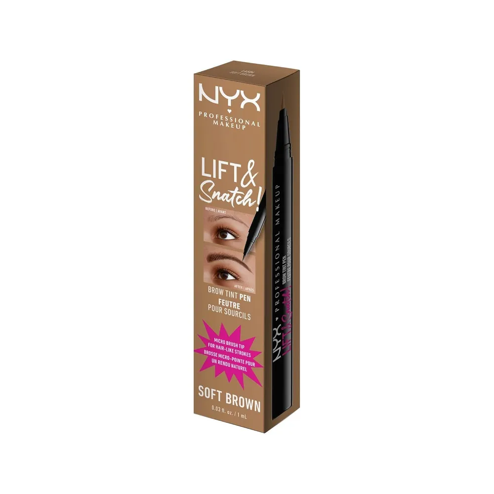 NYX Lift & Snatch Lápiz de Cejas | 04 Soft Brown