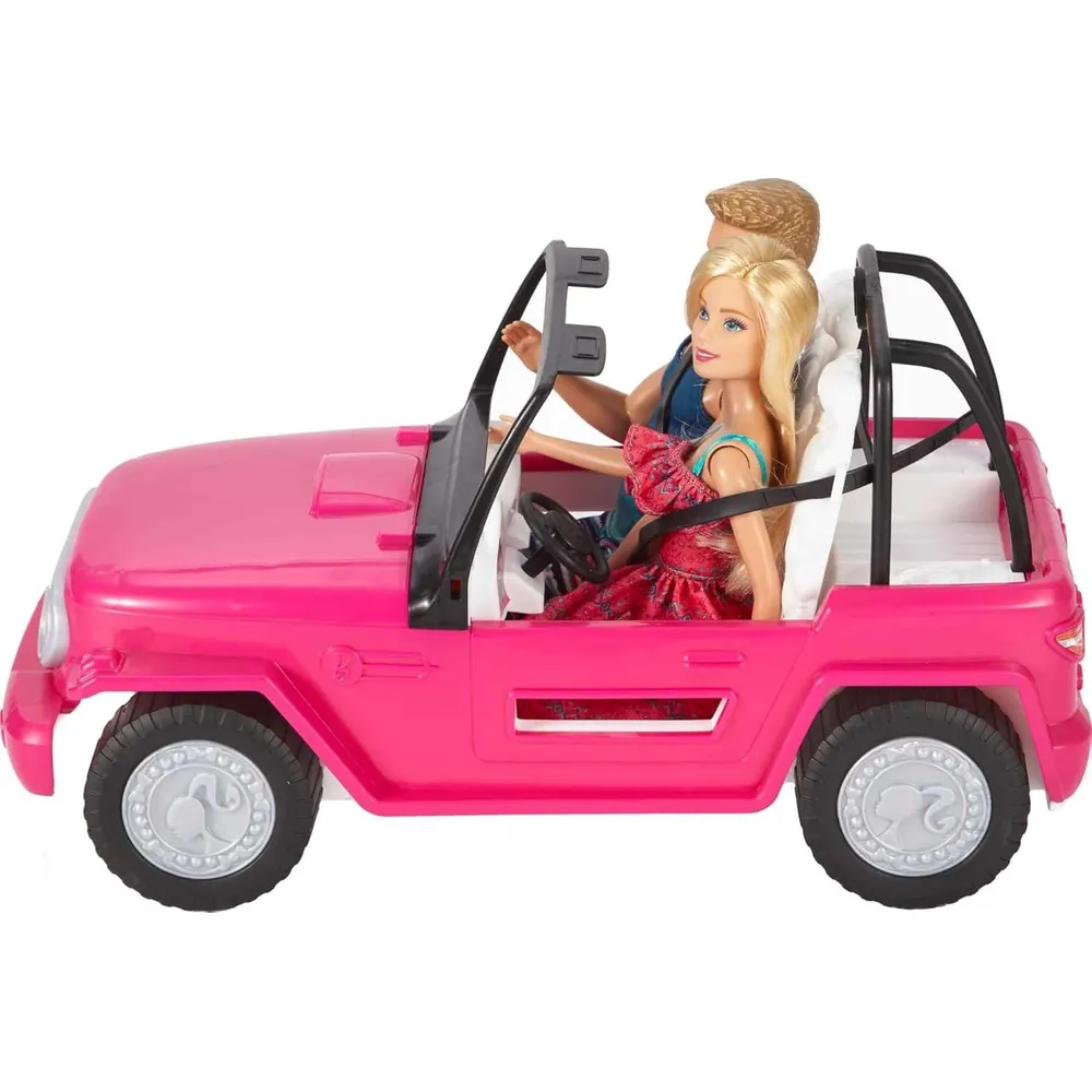 BARBIE COCHE PLAYERO CON MUÑECA Y KEN