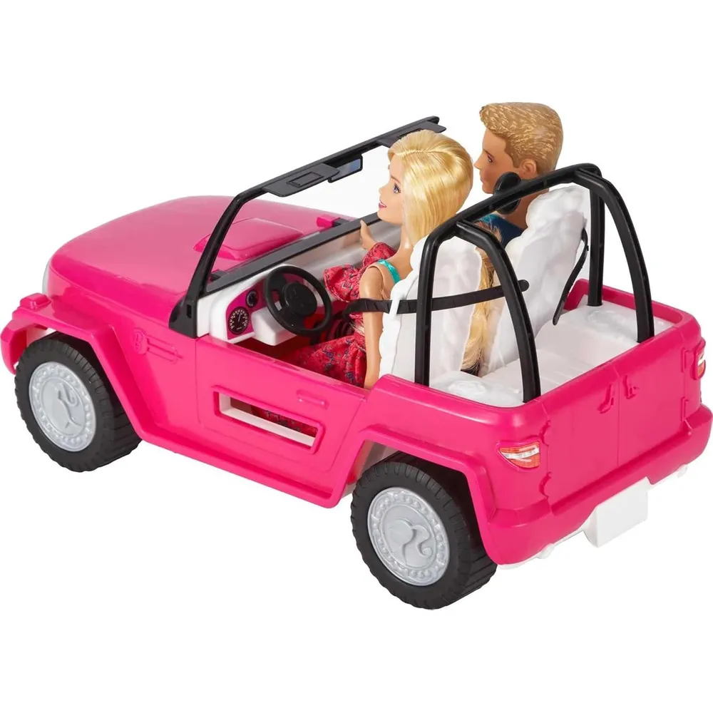 BARBIE COCHE PLAYERO CON MUÑECA Y KEN