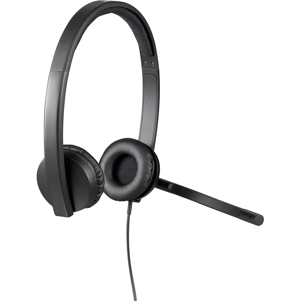 AUDÍFONOS ALÁMBRICOS H570E ESTÉREO LOGITECH | NEGRO