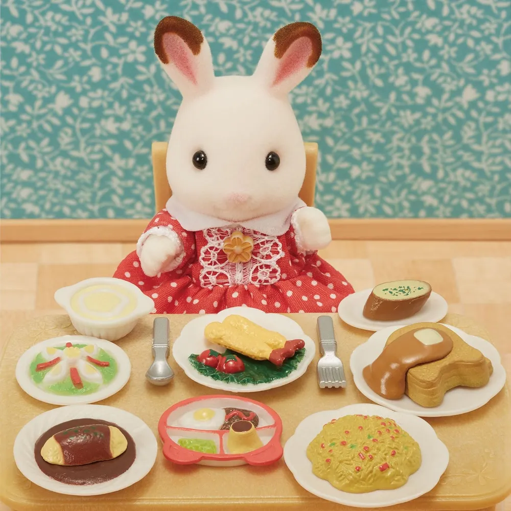 SET SYLVANIAN FAMILIES ALMUERZO
