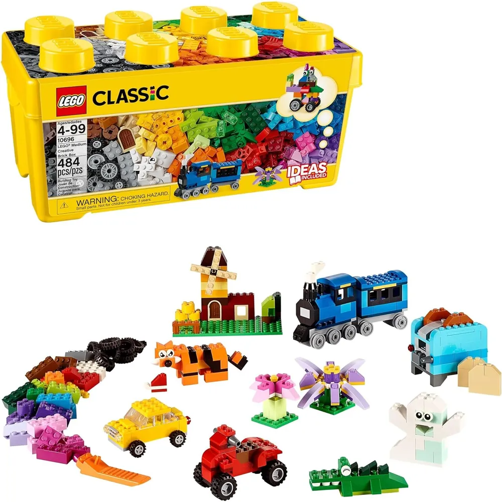 LEGO CLASSIC CAJA CREATIVA MEDIANA: TREN, COCHE, TIGRE
