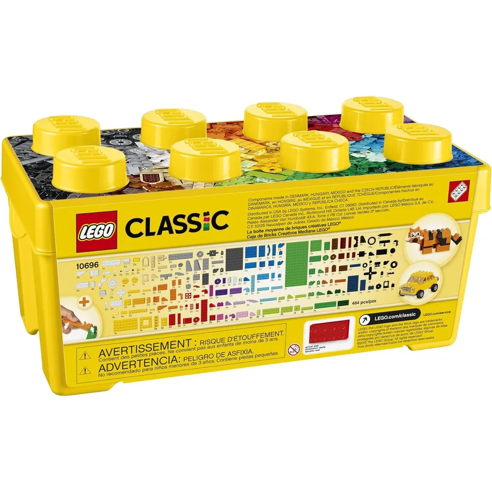 LEGO CLASSIC CAJA CREATIVA MEDIANA: TREN, COCHE, TIGRE