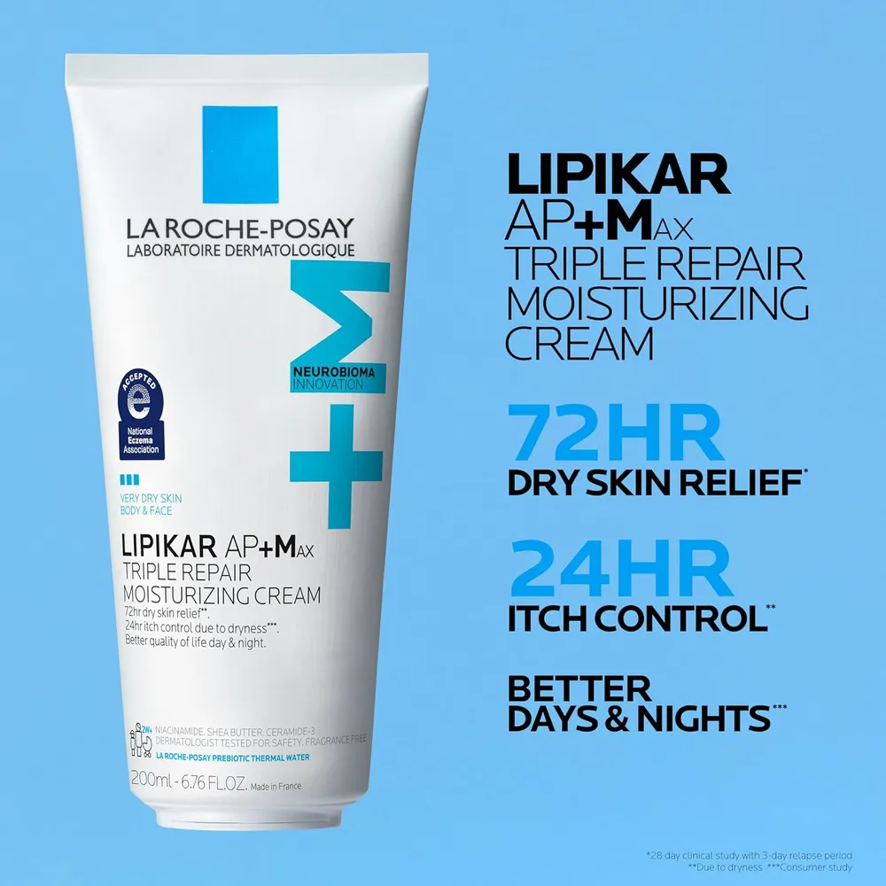 LOCIÓN CORPORAL HIDRATANTE PIEL SECA LIPIKAR AP+M LA ROCHE-POSAY 6.76 OZ / 200 ML