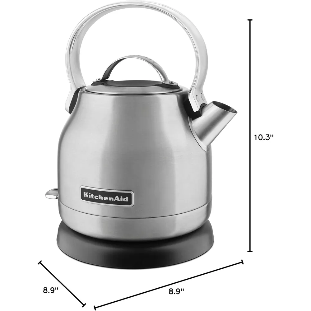 KITCHENAID KEK1222SX, HERVIDOR ELÉCTRICO 1.25 L | ACERO INOXIDABLE CEPILLADO