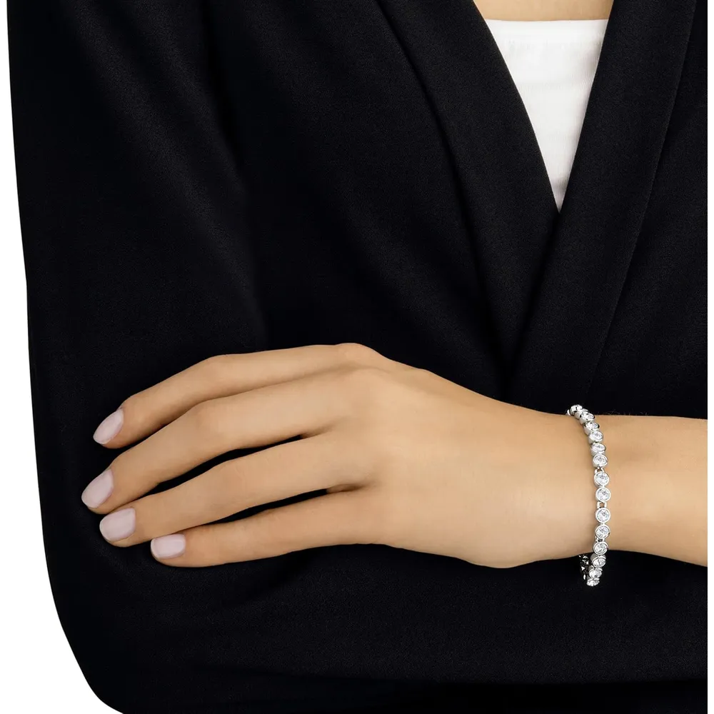 SWAROVSKI PULSERA IMBER DELUXE ACABADO ORO PARA MUJER | PLATEADO