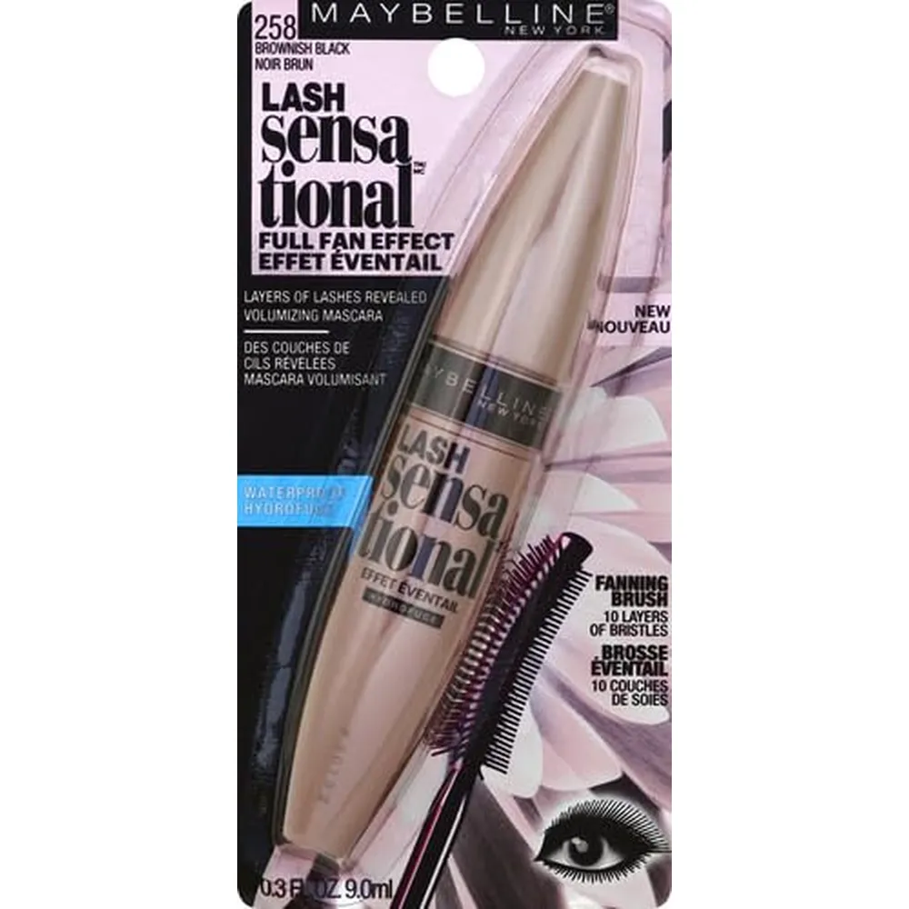 MÁSCARA DE PESTAÑAS LASH SENSATIONAL WATERPROOF MAYBELLINE