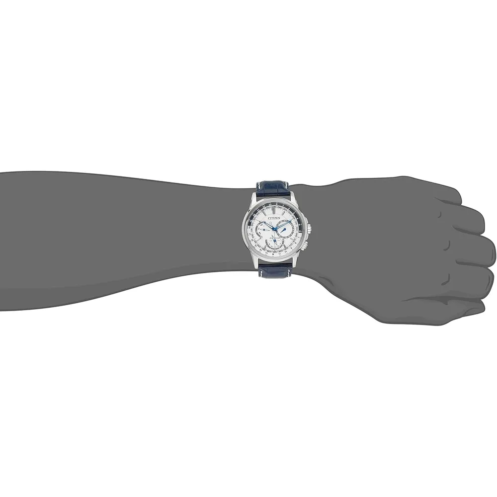 Bulova reloj clásico para hombre de cuarzo multifunción con esfera negra | 43 mm