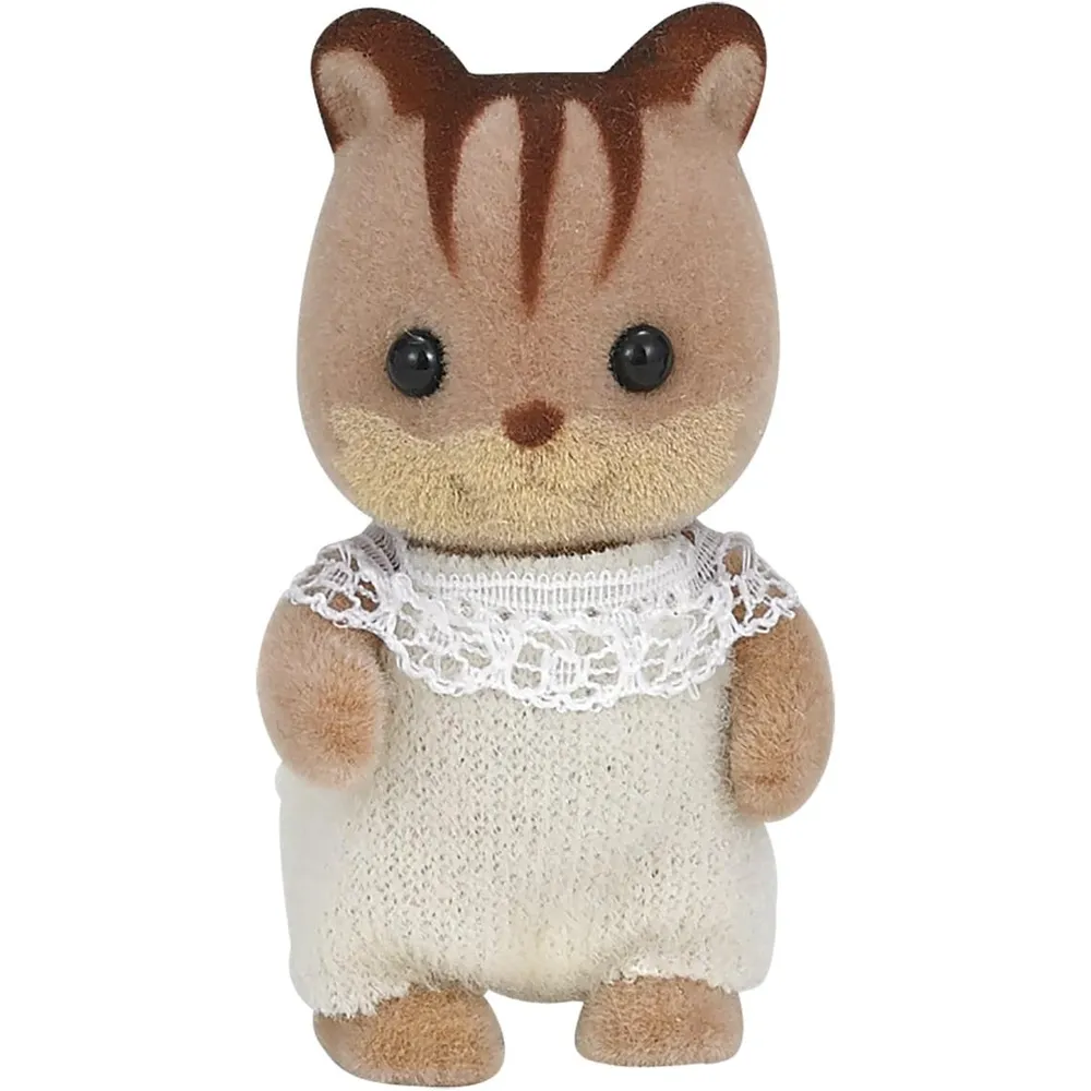 MUÑECA SYLVANIAN FAMILIES BEBÉ ARDILLA NOGAL