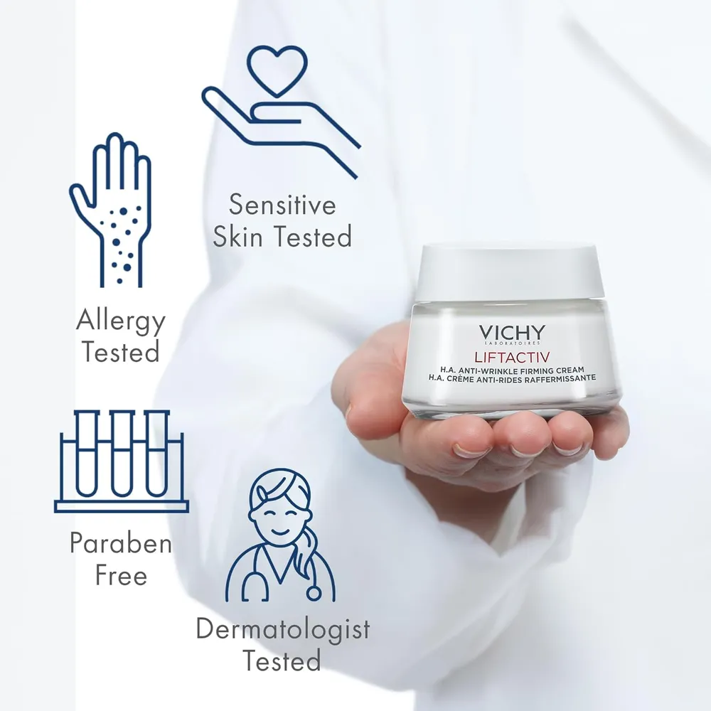 CREMA ANTIARRUGAS LIFTACTIV H.A. VICHY 1.69 OZ / 50 ML | WITH LIGHT FRAGRANCE