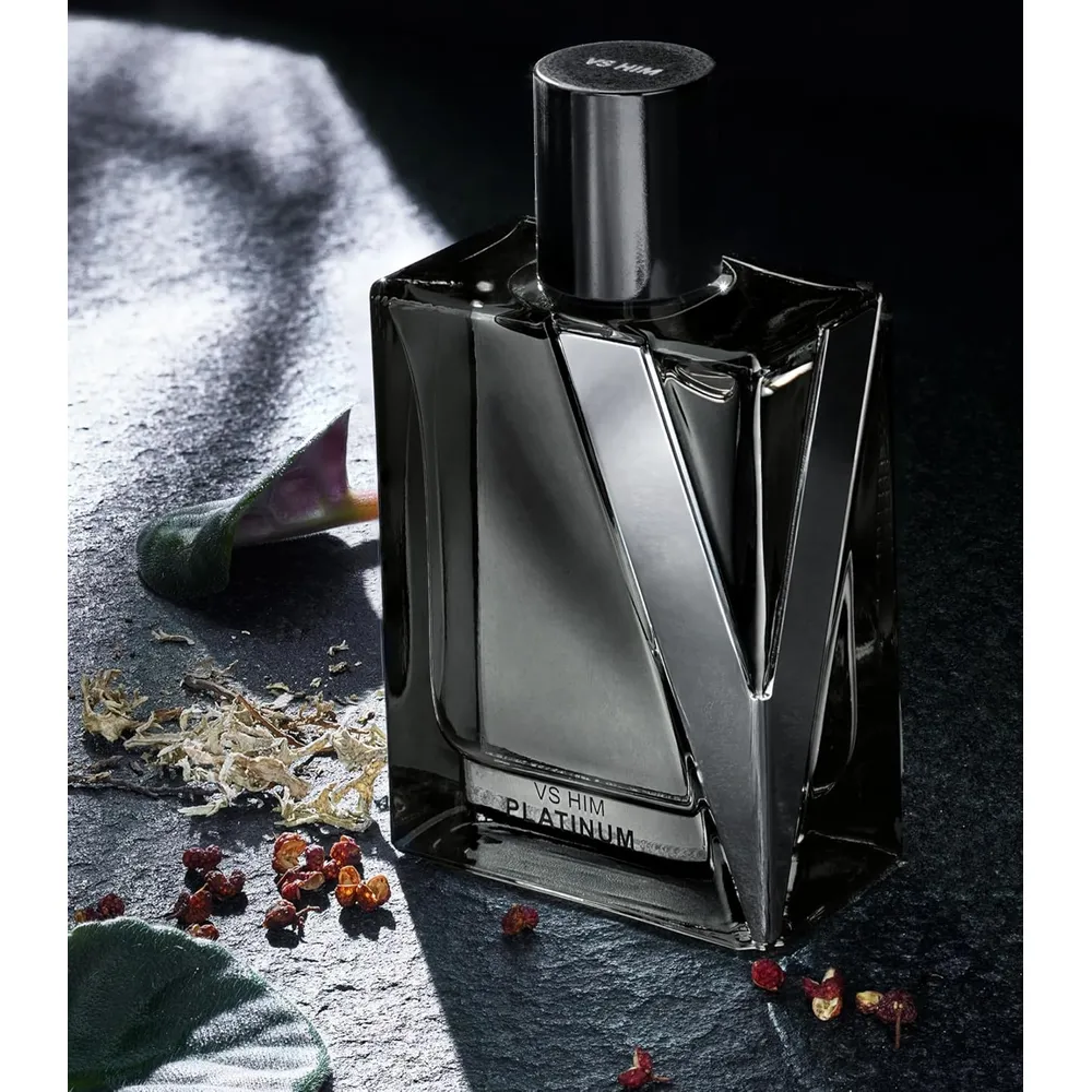 PERFUME VS HIM PLATINUM VICTORIA SECRET HOMBRE 1.7 OZ / 50 ML