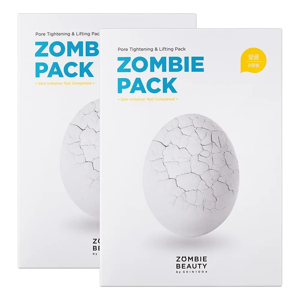PACK 2 MASCARILLAS ZOMBIE HIDRATANTES SKIN1004 | 8 UNIDADES