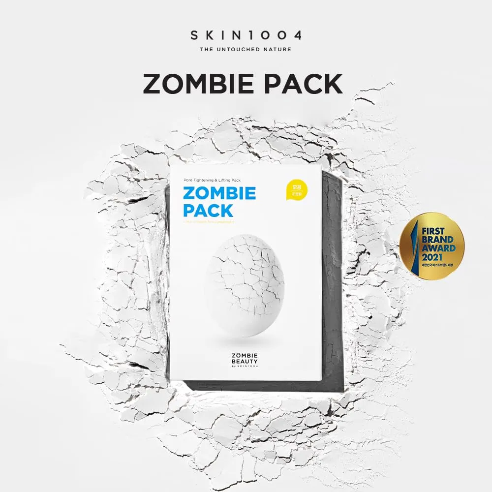PACK 2 MASCARILLAS ZOMBIE HIDRATANTES SKIN1004 | 8 UNIDADES