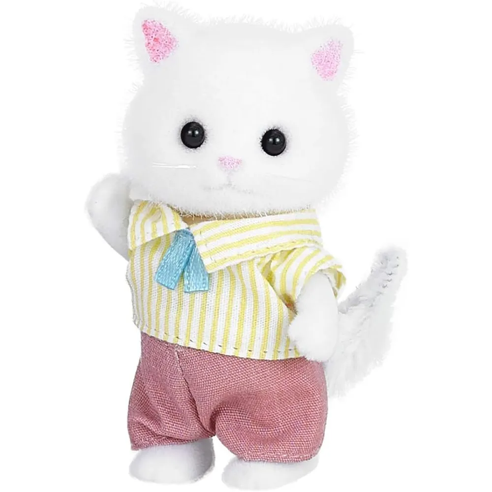 MUÑECA SYLVANIAN FAMILIES NIÑO GATO PERSA