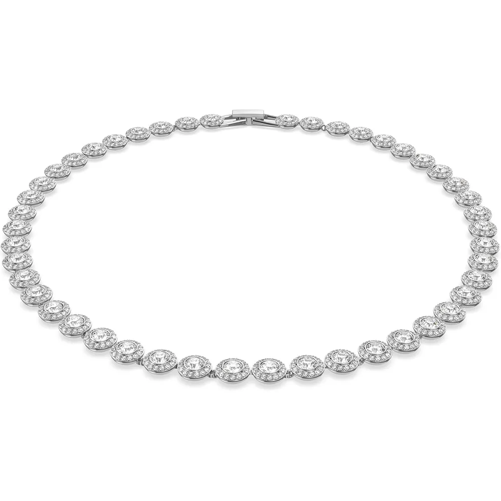 SWAROVSKI COLLAR UNA ANGELIC ACABADO RODIO PARA MUJER | PLATEADO