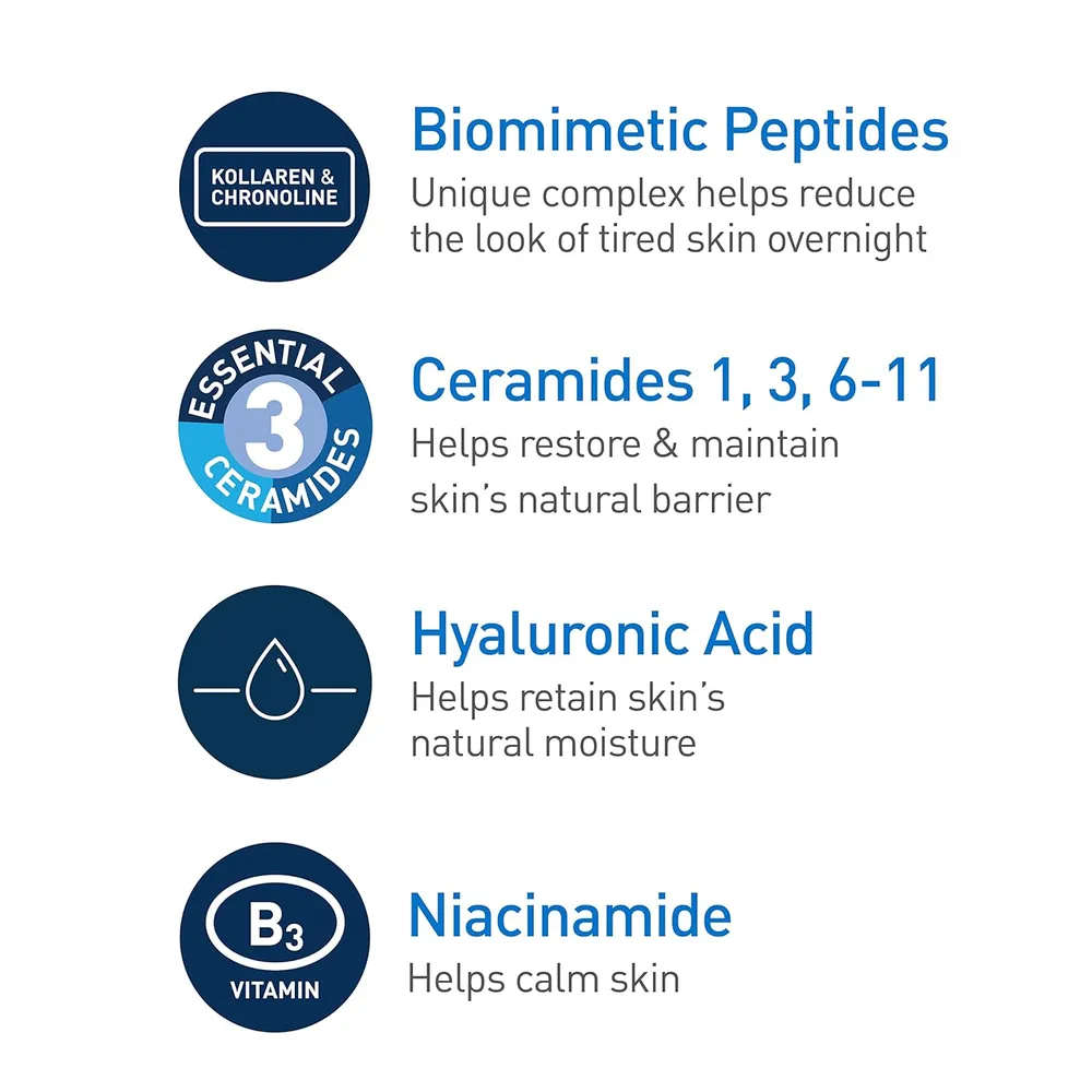CERAVE CREMA DE NOCHE RENOVADORA DE PIEL 1.7 OZ / 48 GR