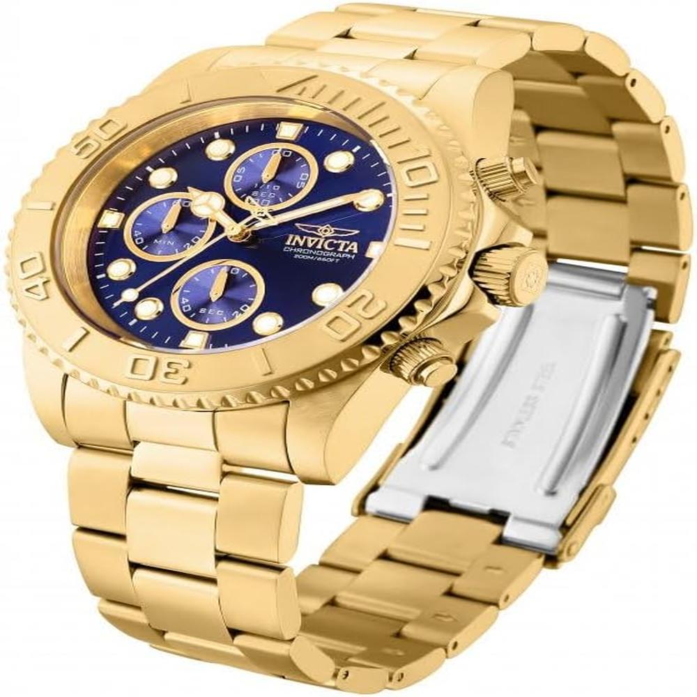 Reloj Invicta Pro Diver para hombre analógico | Oro y Azul