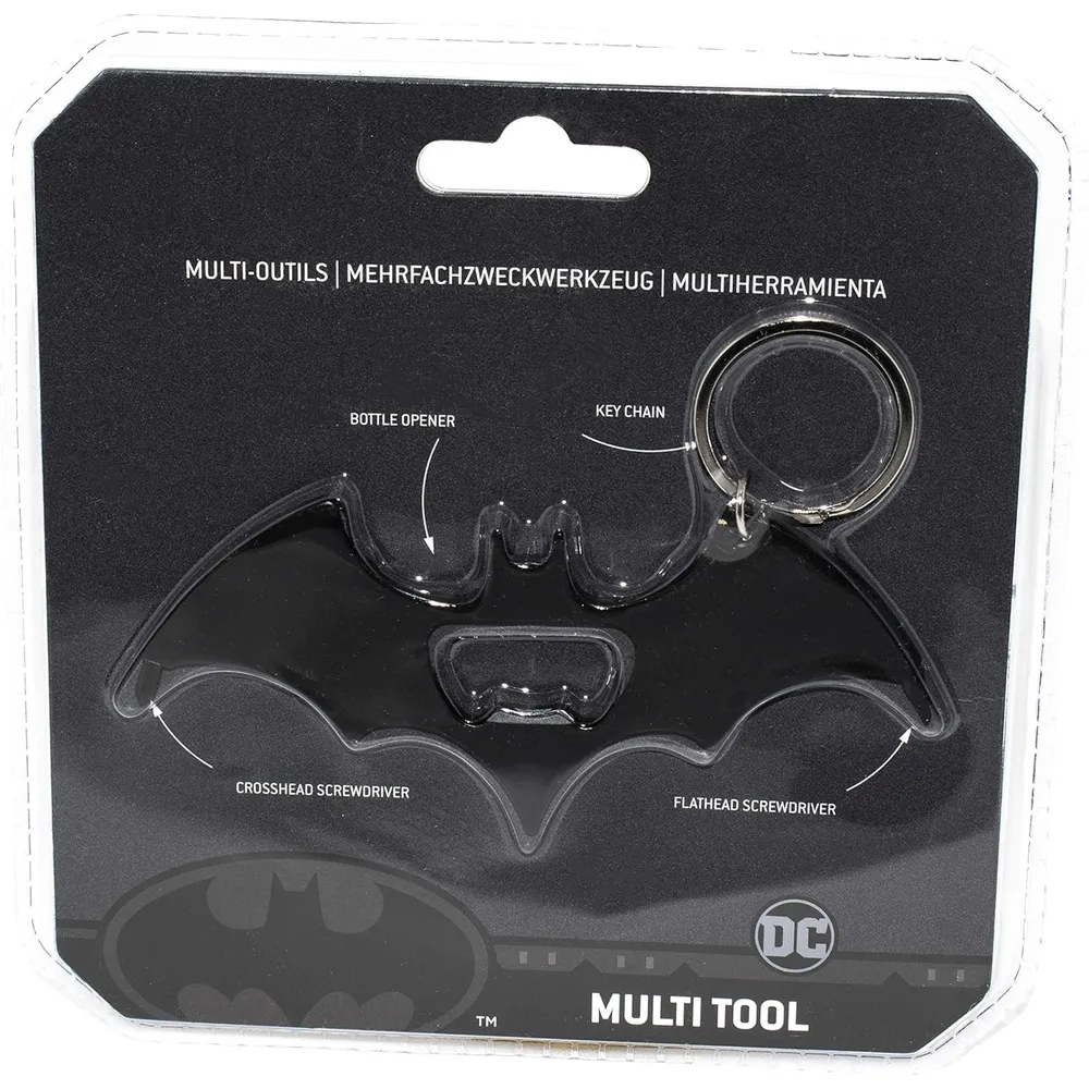 Paladone DC Comics Batman, llavero abridor multiherramienta oficial
