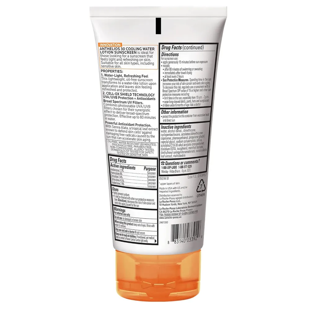 b00tbjwp9k_2_webp.webp PROTECTOR SOLAR LOCIÓN REFRESCANTE SPF 60 ANTHELIOS LA ROCHE-POSAY 5 OZ / 150 ML
