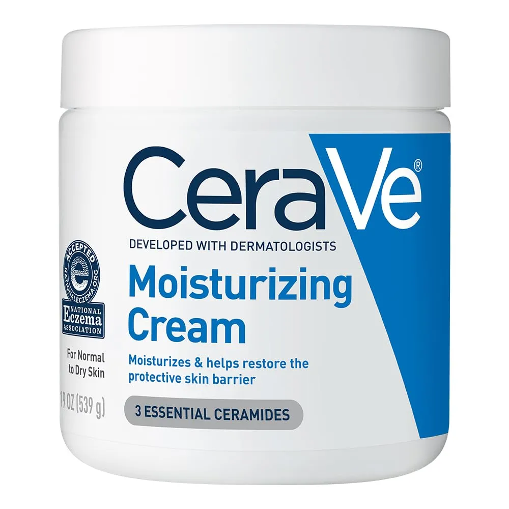 CERAVE CREMA HIDRATANTE CORPORAL Y FACIAL PARA PIEL SECA 19 OZ / 539 GR