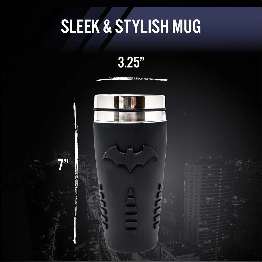 Paladone Batman taza de viaje acero inoxidable 15 oz / 444 ml oficial