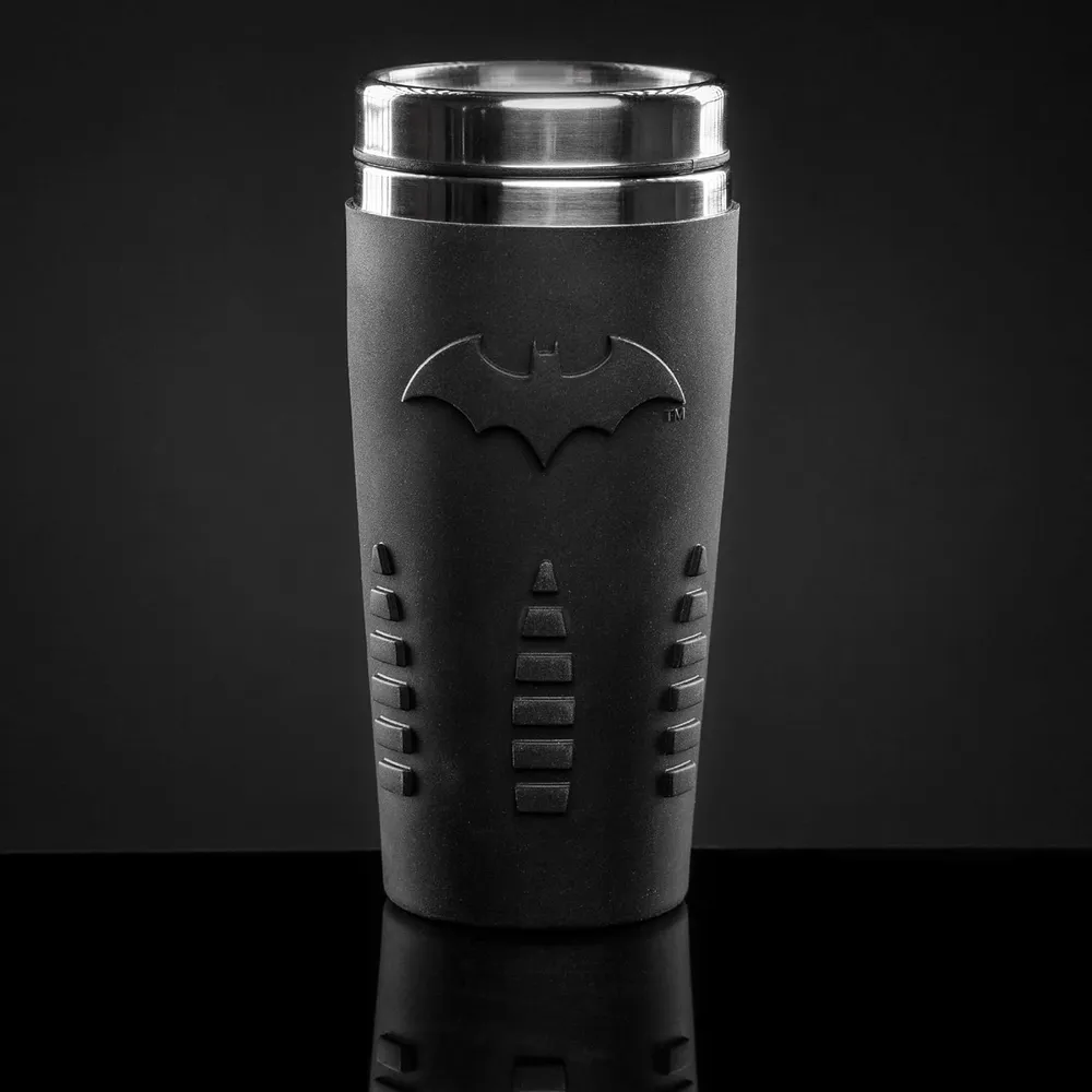 Paladone Batman taza de viaje acero inoxidable 15 oz / 444 ml oficial