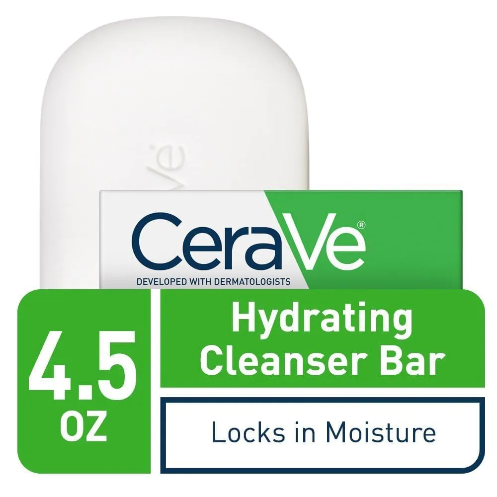 CERAVE BARRA LIMPIADORA HIDRATANTE CORPORAL Y FACIAL 4.5 OZ / 128 GR