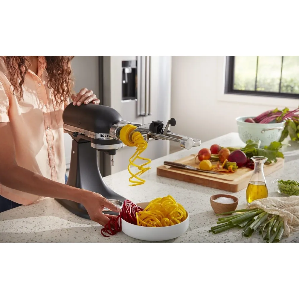 KITCHENAID KSM1APC, ESPIRALIZADOR DE FRUTAS Y VERDURAS PARA BATIDORAS DE PIE