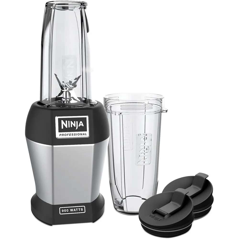 NINJA LICUADORA PERSONAL NUTRI PRO 18 OZ / 532 ML | NEGRO/PLATEADO