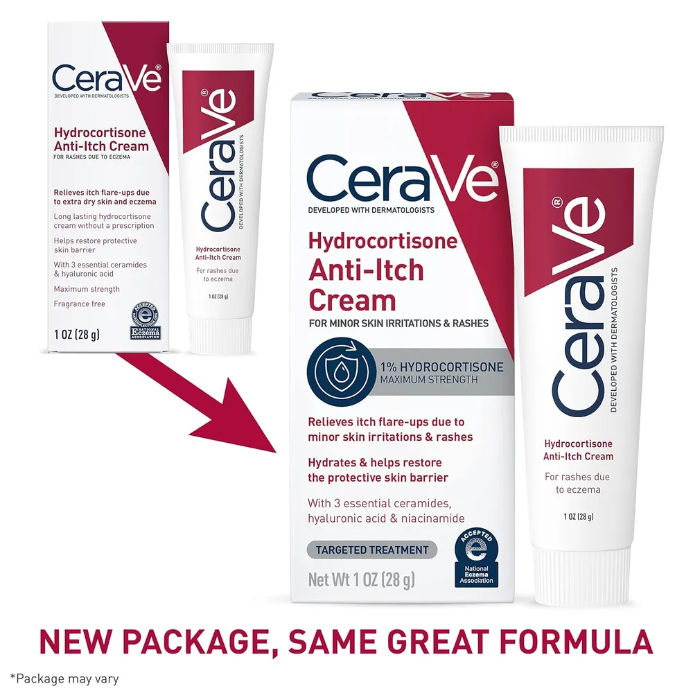 CERAVE CREMA ANTIPICAZÓN CON HIDROCORTISONA 1 OZ / 28 GR
