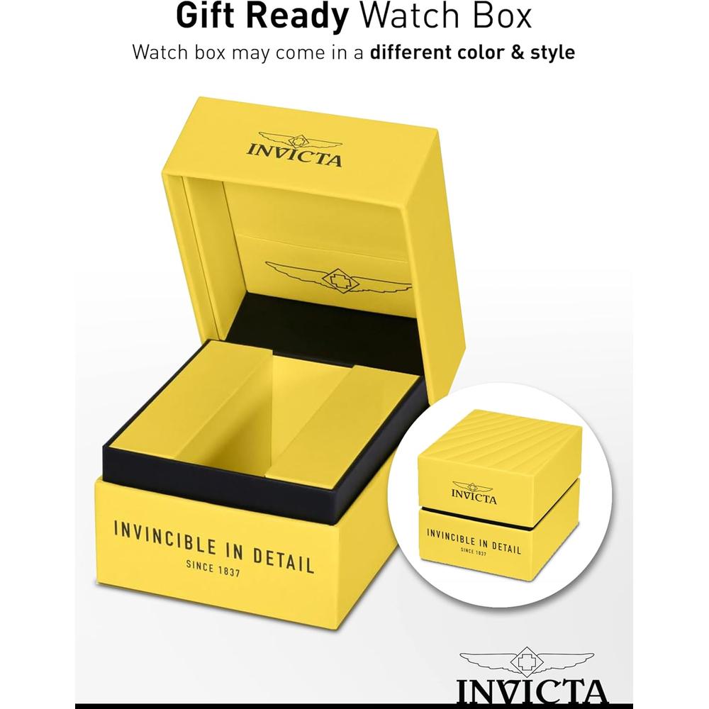Reloj Invicta Pro Diver para hombre cristal de fusión de llama | Dorado y Negro