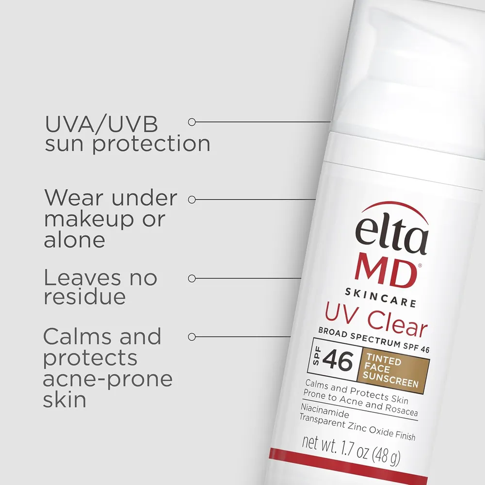 Protector solar facial EltaMD 1.7 oz / 48 gr | Tinted