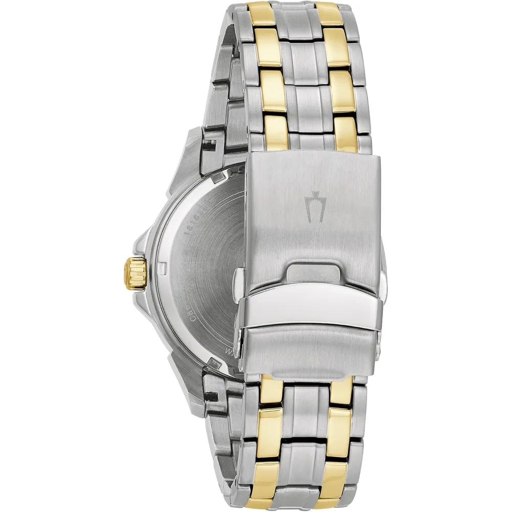 Bulova reloj clásico automático para hombre con esfera esqueletizada | Oro/Negro/Plateado