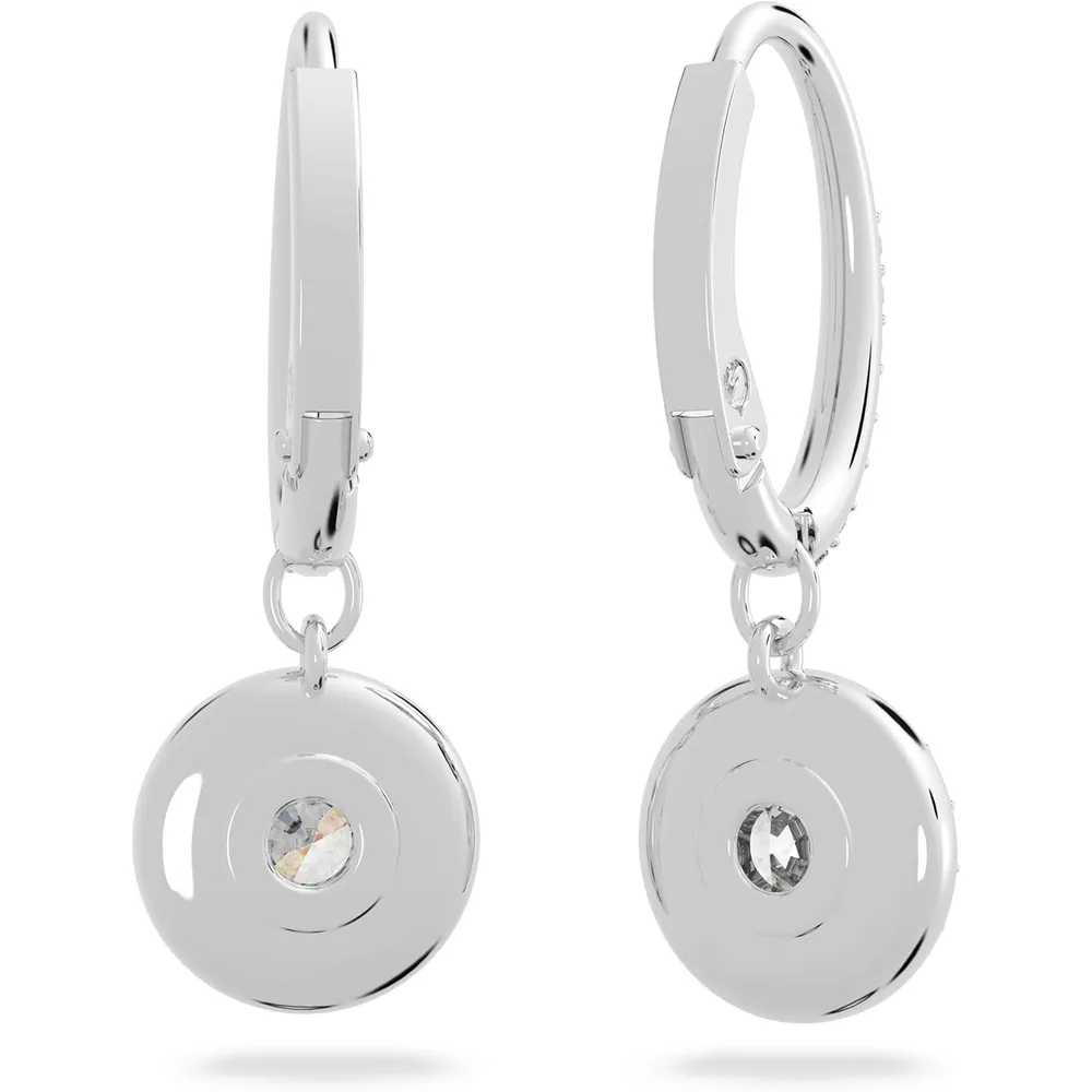 SWAROVSKI ARETES DROP ANGELIC ACABADO RODIO PARA MUJER | PLATEADO