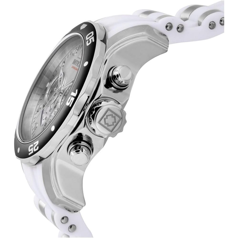 Reloj Invicta Pro Diver para hombre acero inoxidable manecillas luminosas | Plateado y Negro