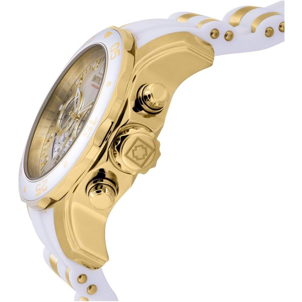 Reloj Invicta Pro Diver para hombre acero inoxidable analógico movimiento de cuarzo | Oro