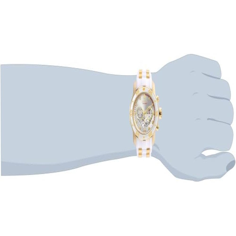 Reloj Invicta Pro Diver para hombre acero inoxidable analógico movimiento de cuarzo | Oro