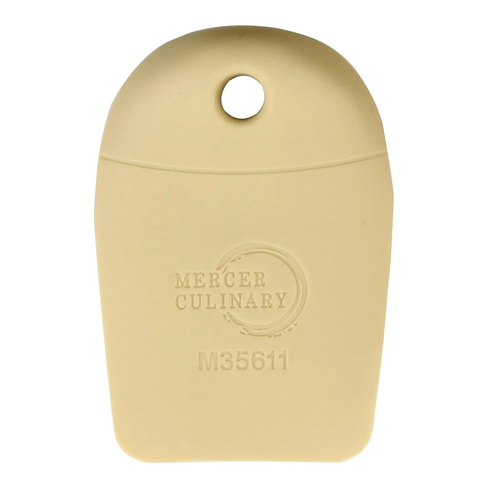 MERCER CULINARY CUÑA DE REVESTIMIENTO DE BORDE LISO DE SILICONA - AMARILLO CLARO