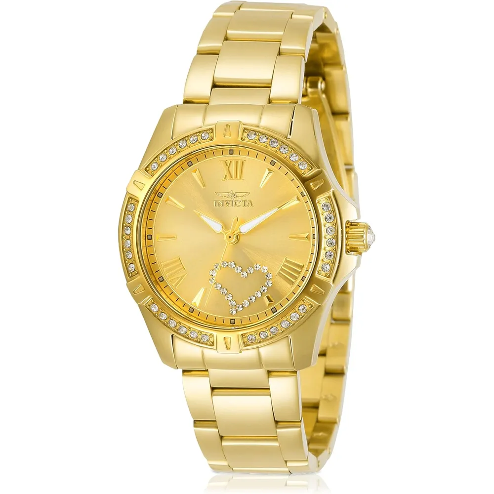 RELOJ INVICTA ANGEL CUARZO 34 MM MUJER | ORO