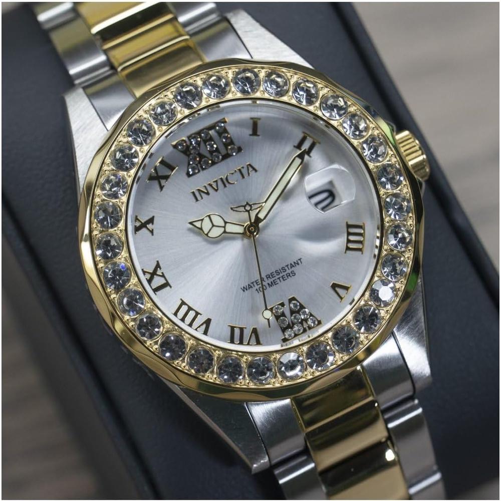 Reloj Invicta Pro Diver para mujer acero inoxidable | Oro y Plateado