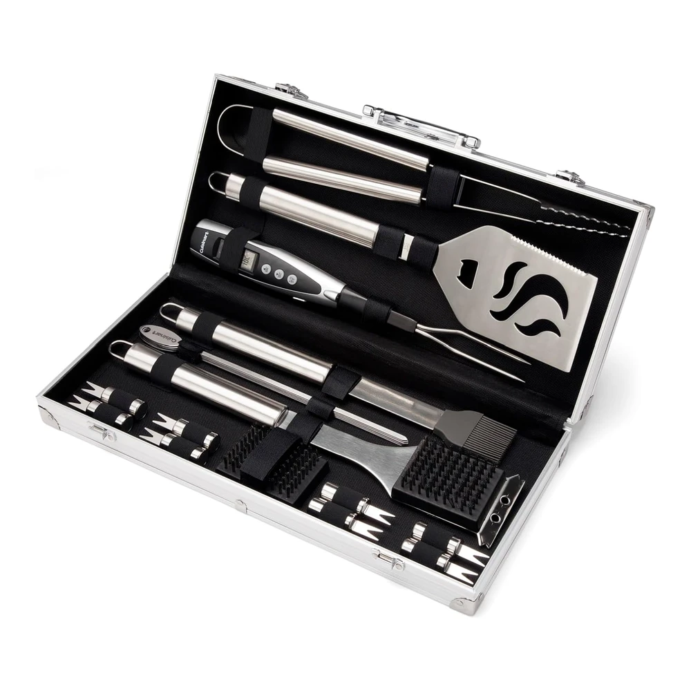 Juego de 14 Piezas para Parrilla Cuisinart de Acero Inoxidable - Plateado